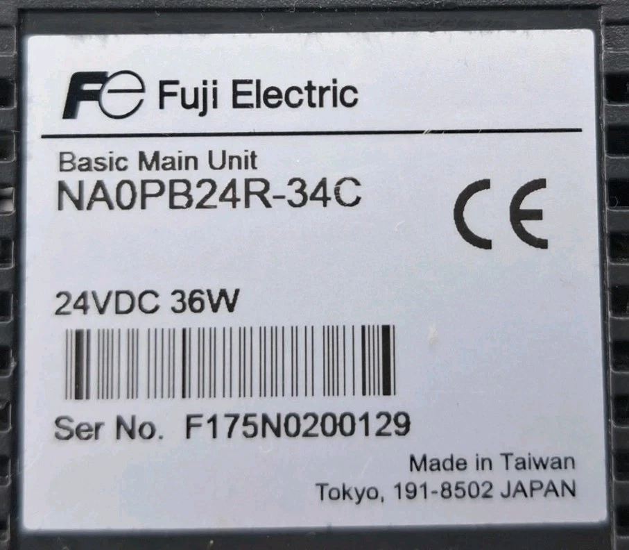 FUJI ELECTRIC NA0PB24R-34C 24CDC 36W BASIC MAIN UNIT FREE SHIPPING WORLDWIDE